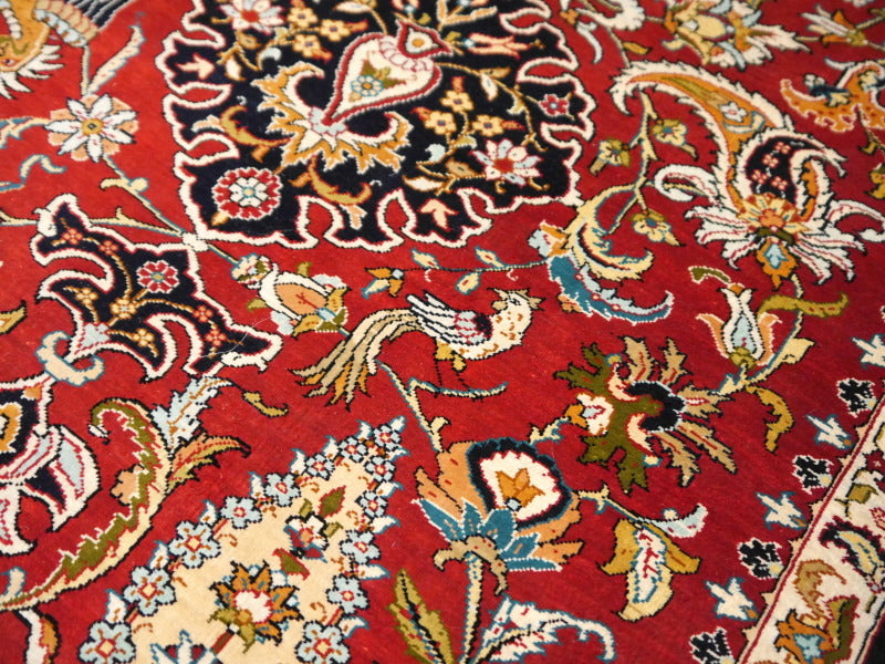Özipek Hereke silk rug 14279 — detail 10