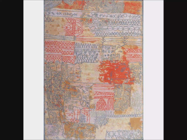 Paul Klee Teppich „Florentinisches Villenviertel“ 200×140 cm | 15839