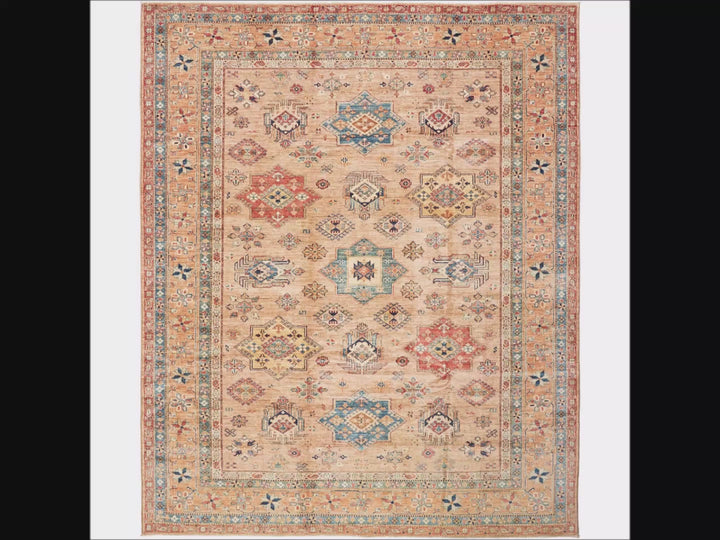 Kaukasischer Kazak Shirvan Teppich 5 Farben 245 × 299 cm | 12451246