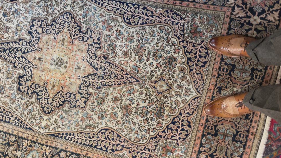 Antique Mohtasham Kashan Collector Rug 7 × 4 ft (208 × 135 cm) | 13931