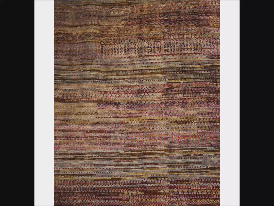Moderner Sari-Seide Designer-Teppich 239 × 310 cm – Handgeknüpft | 16301