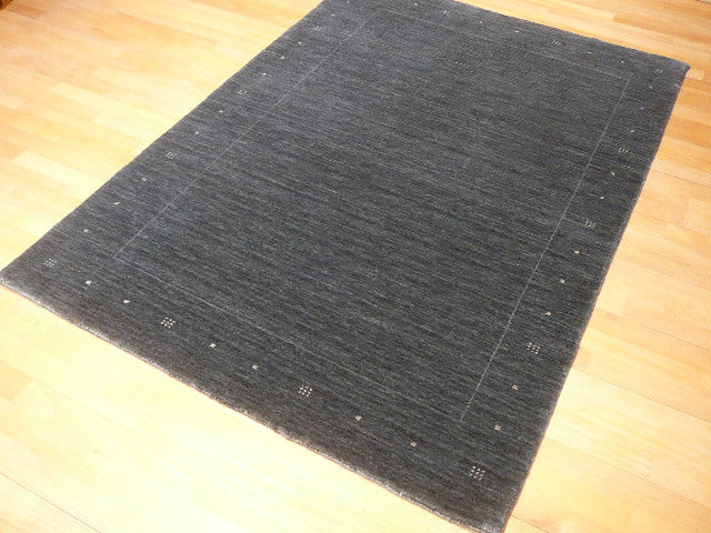 Loribaft Loom 4 x 6 ft Modern Designer Rug charcoal