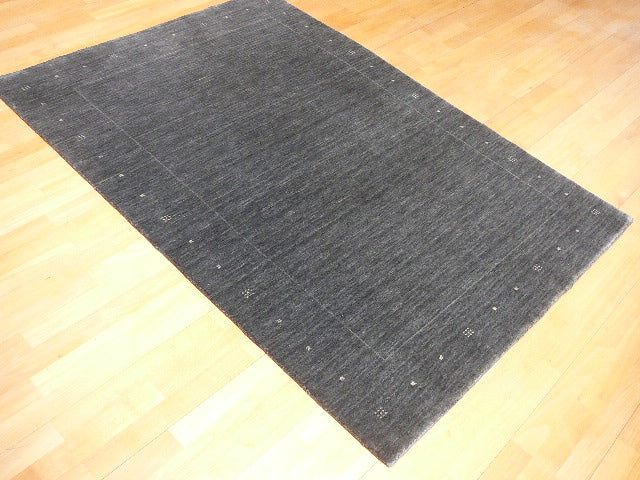 Loribaft Loom 4 x 6 ft Modern Designer Rug charcoal