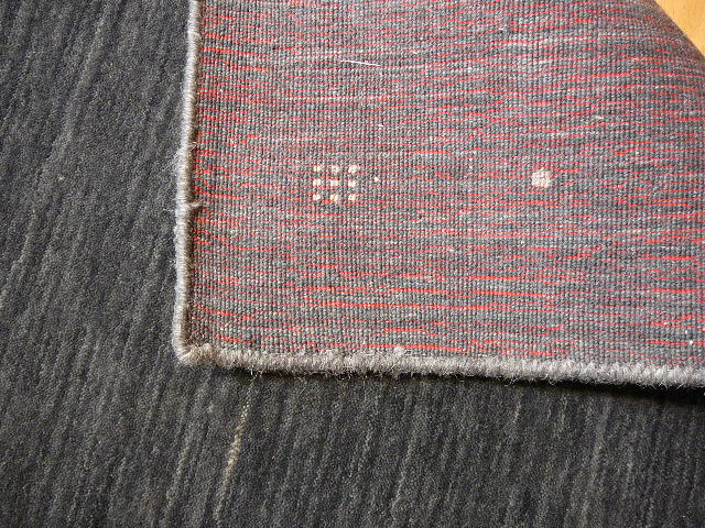 Loribaft Loom 4 x 6 ft Modern Designer Rug charcoal