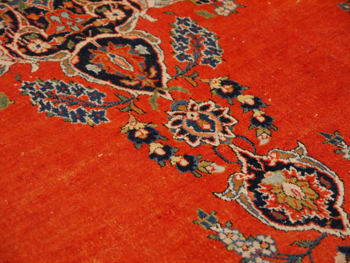 14825 kashan rug antique 7 x 4 ft