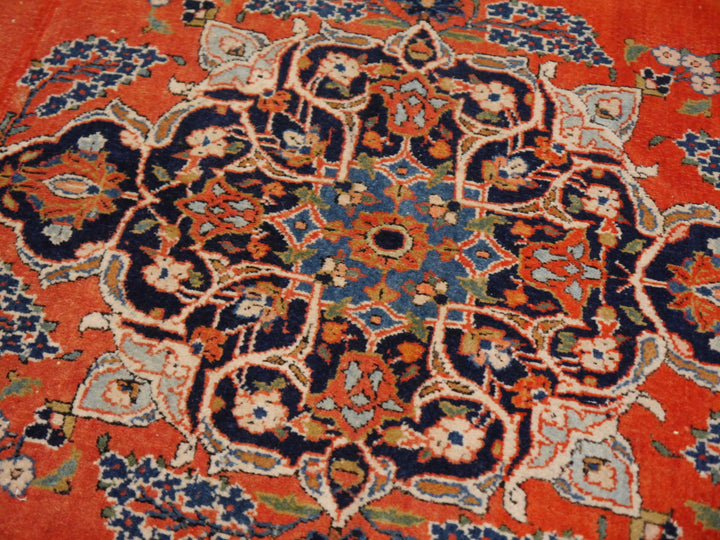 14825 kashan rug antique 7 x 4 ft