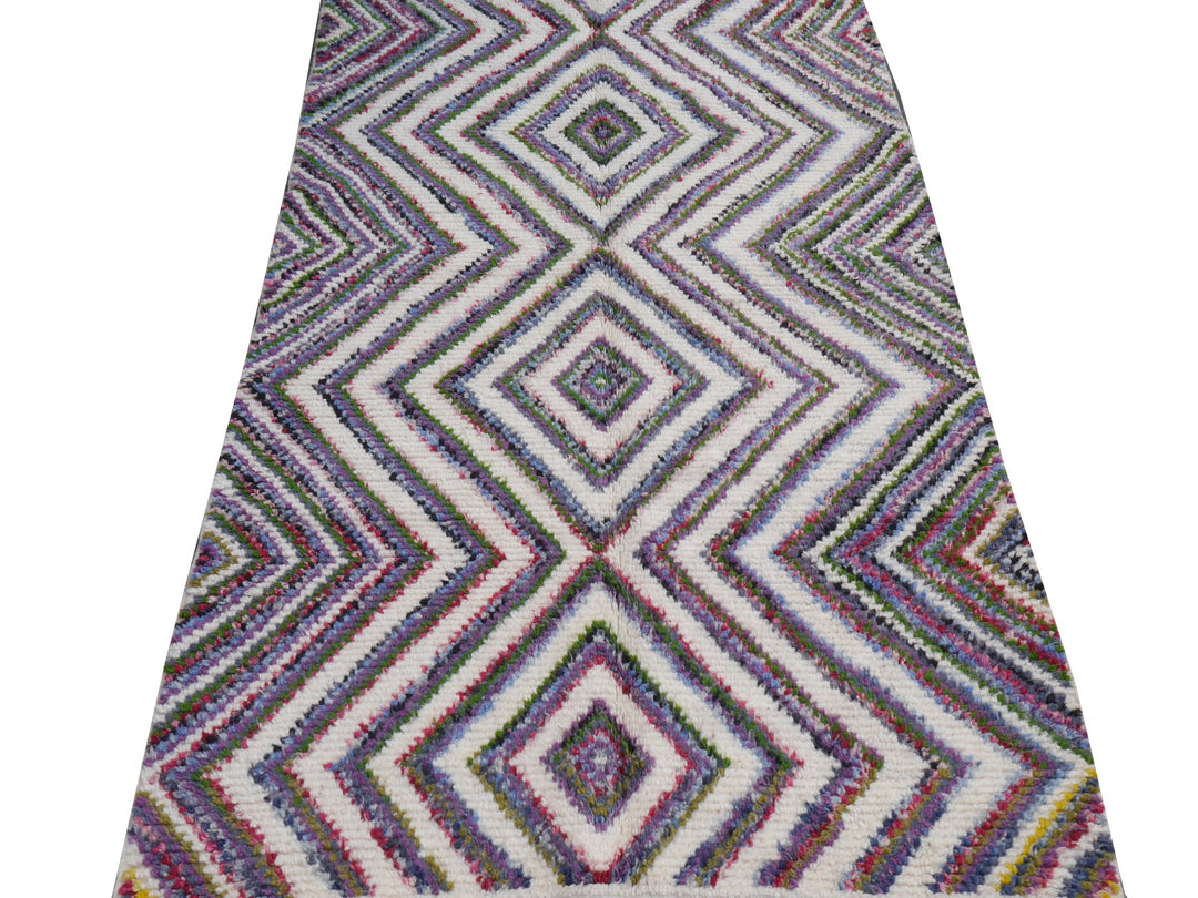 Azilal Berber rug Morocco 8 x 4.5 ft Moroccan Rug